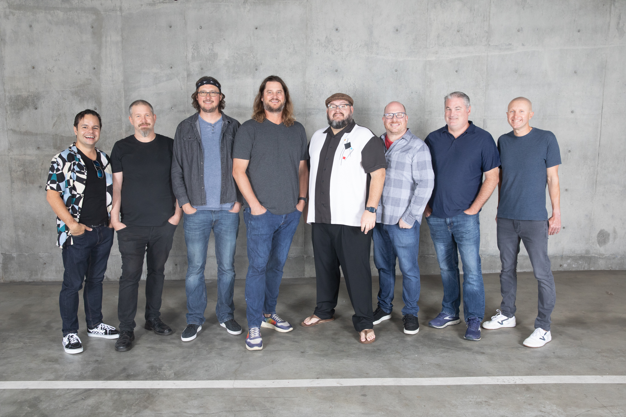 The eight members of Barley