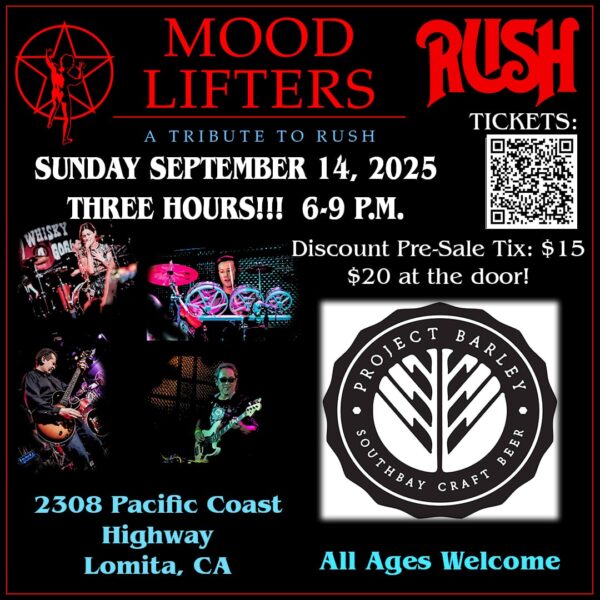 Mood Lifters (Rush Tribute) at Project Barley Lomita