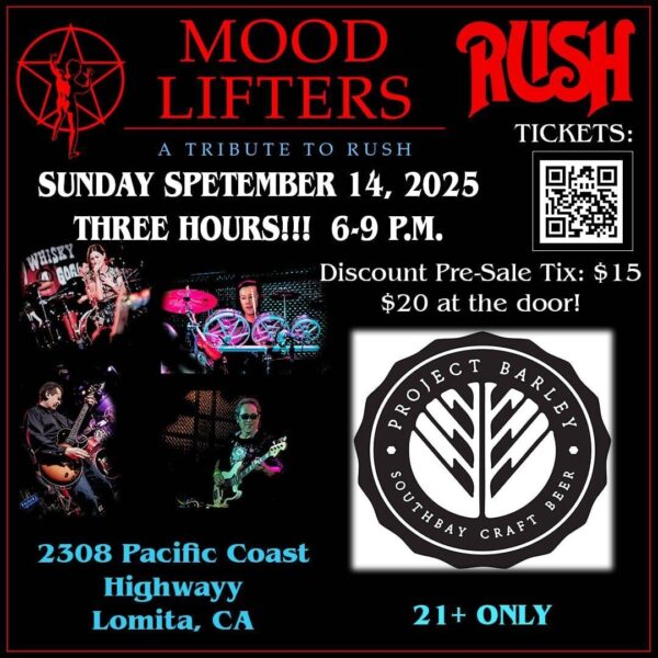 Mood Lifters (Rush Tribute) at Project Barley Lomita
