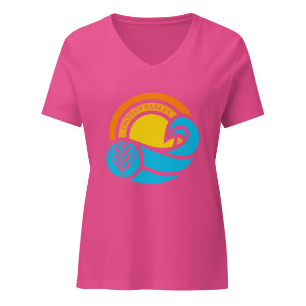 Surf & Sun PB Women’s relaxed v-neck t-shirt - Image 6