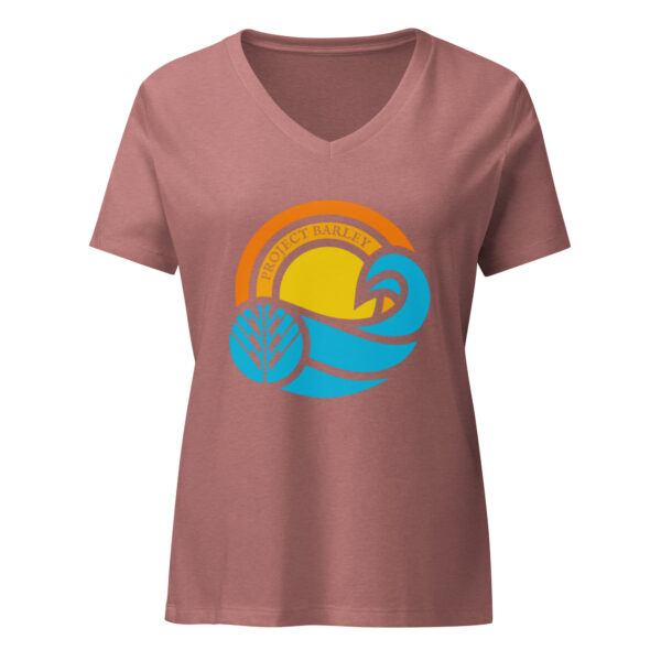 Surf & Sun PB Women’s relaxed v-neck t-shirt - Image 10