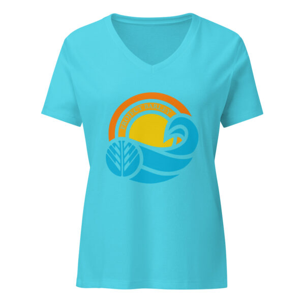 Surf & Sun PB Women’s relaxed v-neck t-shirt - Image 14